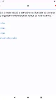 Quiz de Biologia screenshot 6