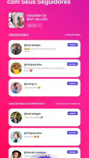 Rafi - Sorteio para Instagram screenshot 4