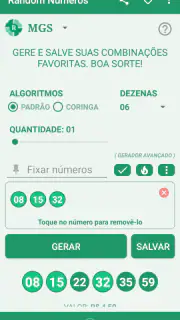 Random Números - Loterias screenshot 2