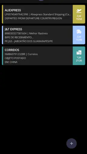 Rastreador de Encomendas screenshot
