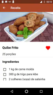 Receitas de Salgados screenshot 3
