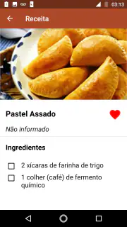 Receitas de Salgados screenshot 4