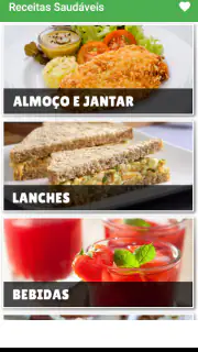 Receitas Fitness Faceis screenshot 1