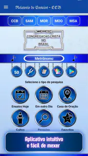 Relatório de Ensaios + Hinário screenshot 1