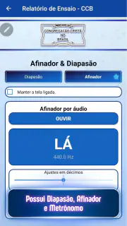 Relatório de Ensaios + Hinário screenshot 7