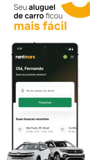 Rentcars: Aluguel de Carros screenshot 1