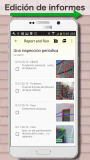 Report &amp; Run - Foto PDF screenshot 3