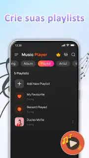 Reprodutor de Música e MP3 screenshot 5