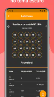 Resultados da Loteria screenshot 5