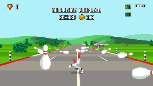 Retro Highway - Bike Racer screenshot 7