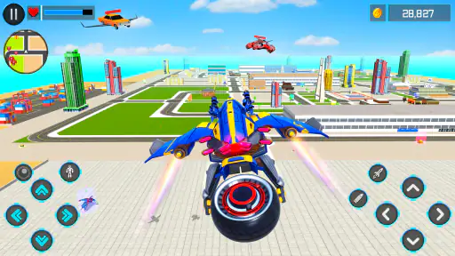 Robot Transform War Car Games screenshot 3
