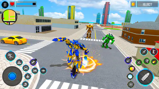 Robot Transform War Car Games screenshot 4
