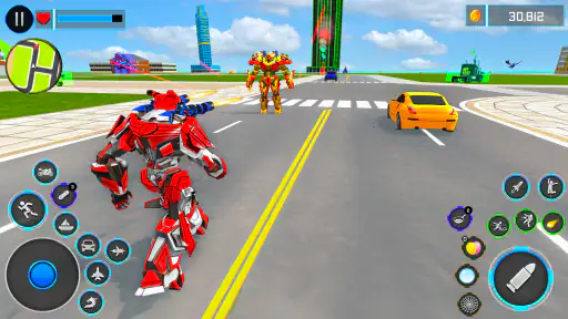 Robot Transform War Car Games screenshot 5