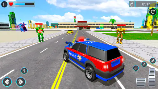 Robot Transform War Car Games screenshot 7