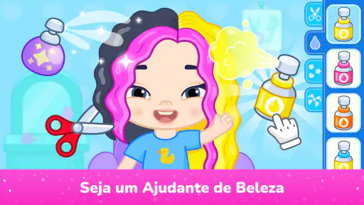 Salão de beleza para crianças screenshot 4