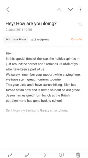 Samsung Email screenshot 3