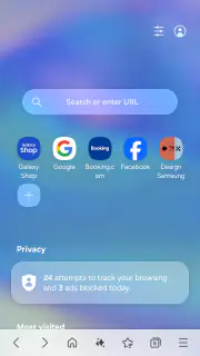 Samsung Browser screenshot 1