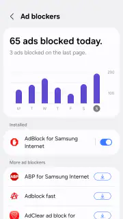 Samsung Browser screenshot 7
