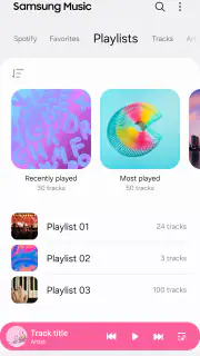 Samsung Music screenshot 4
