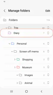Samsung Notes screenshot 2
