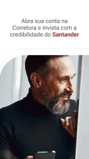Santander Corretora: taxa 0 screenshot 1