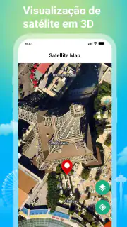 satélite visualizar navegação screenshot 1