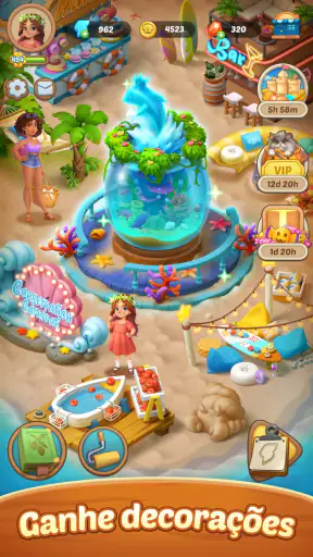 Seaside Escape®: Merge & Story screenshot