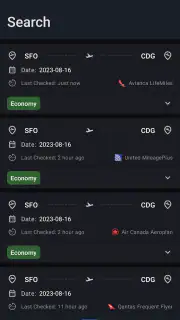 Seats.aero screenshot 7