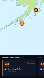 Seismo - Alertas de Terremotos screenshot 1