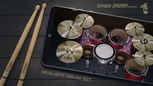 Simple Drums Basic: Bateria 3D screenshot 1