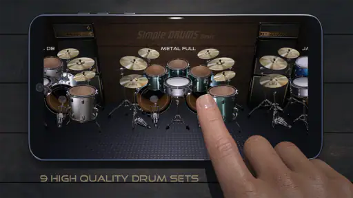 Simple Drums Basic: Bateria 3D screenshot 2