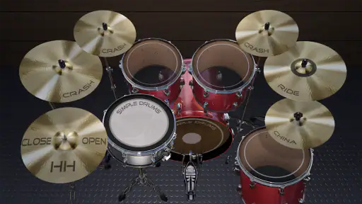 Simple Drums Basic: Bateria 3D screenshot 4