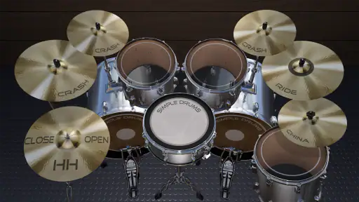 Simple Drums Basic: Bateria 3D screenshot 5