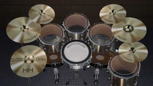 Simple Drums Basic: Bateria 3D screenshot 6