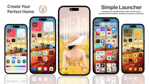 Simple Launcher - Home Screen screenshot 1