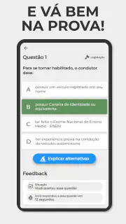 Simulado CNH e Detran 2025 screenshot 5