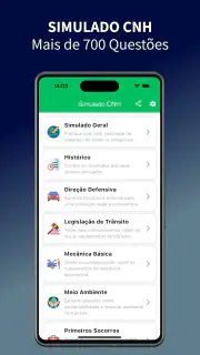 Simulado CNH: Prova 2026 screenshot 1