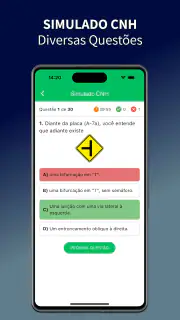 Simulado CNH: Prova 2026 screenshot 3