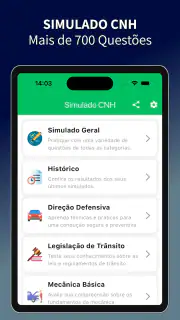 Simulado CNH: Prova 2026 screenshot 6