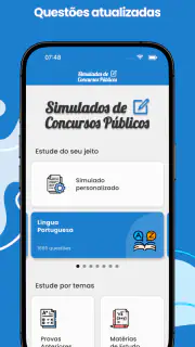Simulado de Concursos Públicos screenshot 1