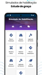 Simulado de Habilitação screenshot 1