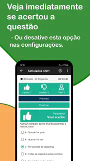 Simulado Prova CNH screenshot 2