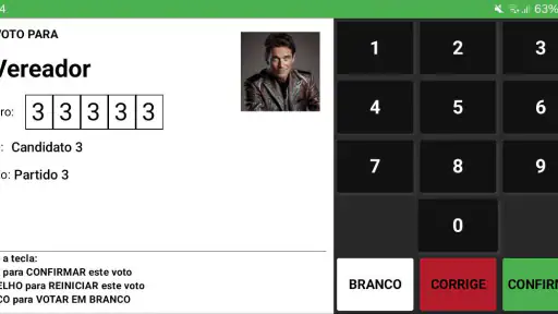 Simulador de Urna Eletrônica screenshot 3