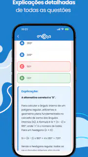 Simulados do Encceja 2026 screenshot 5