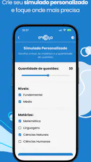 Simulados do Encceja 2026 screenshot 6