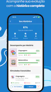 Simulados do Encceja 2026 screenshot 7