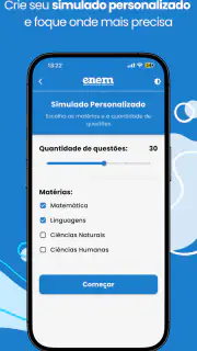 Simulados do Enem 2026 screenshot 6