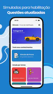 Simule: Prova de Habilitação screenshot 1