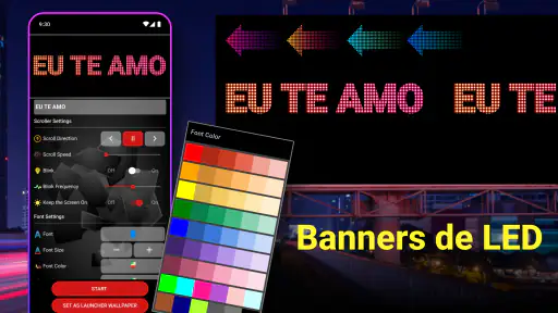 Sinal LED Digital - Texto LED screenshot 1