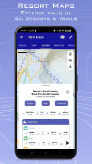 Ski Tracks Lite & Mapas GPS screenshot 4